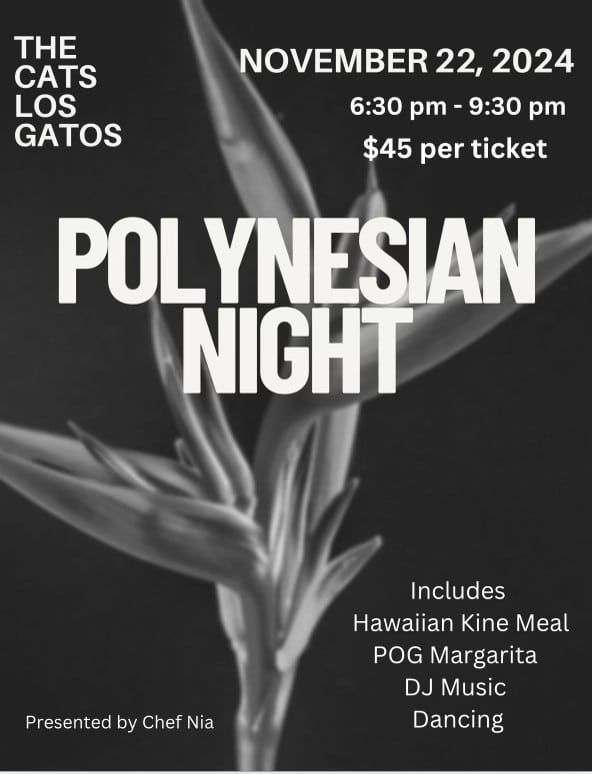 Polynesian night by Chef Nia