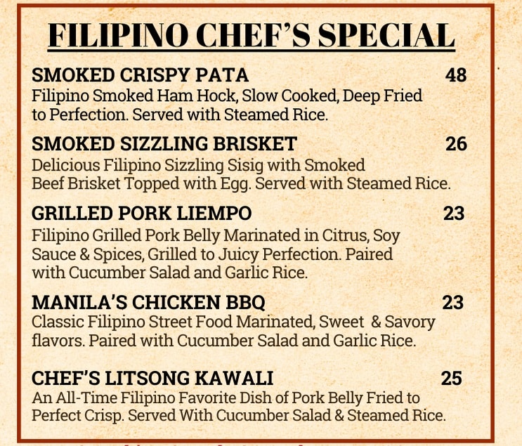 Filipino Dishes